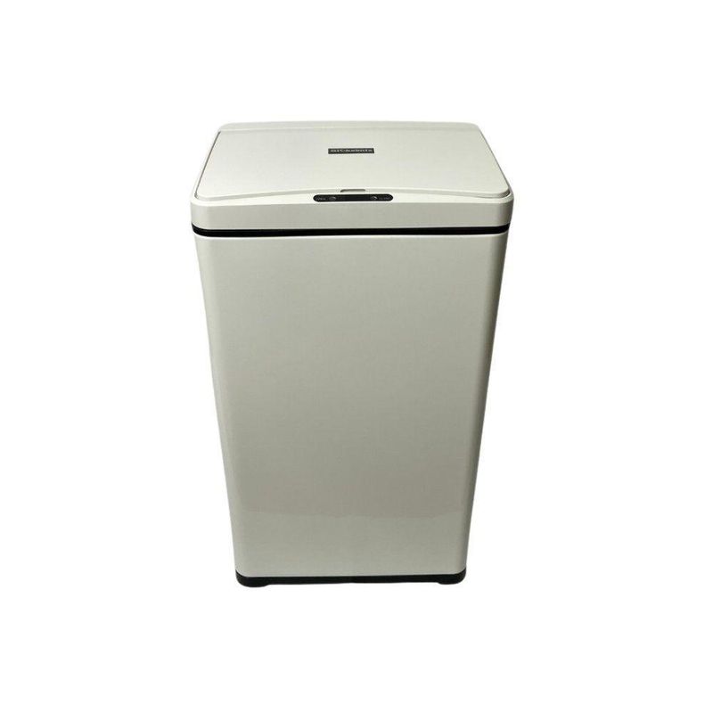 Lixeira Automática Retangular 50 Litros Com Sensor Branca