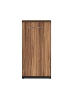 Armário De Escritório 80cm 2 Portas Com Chave Multimóveis Cr25294 Sevilha Preto