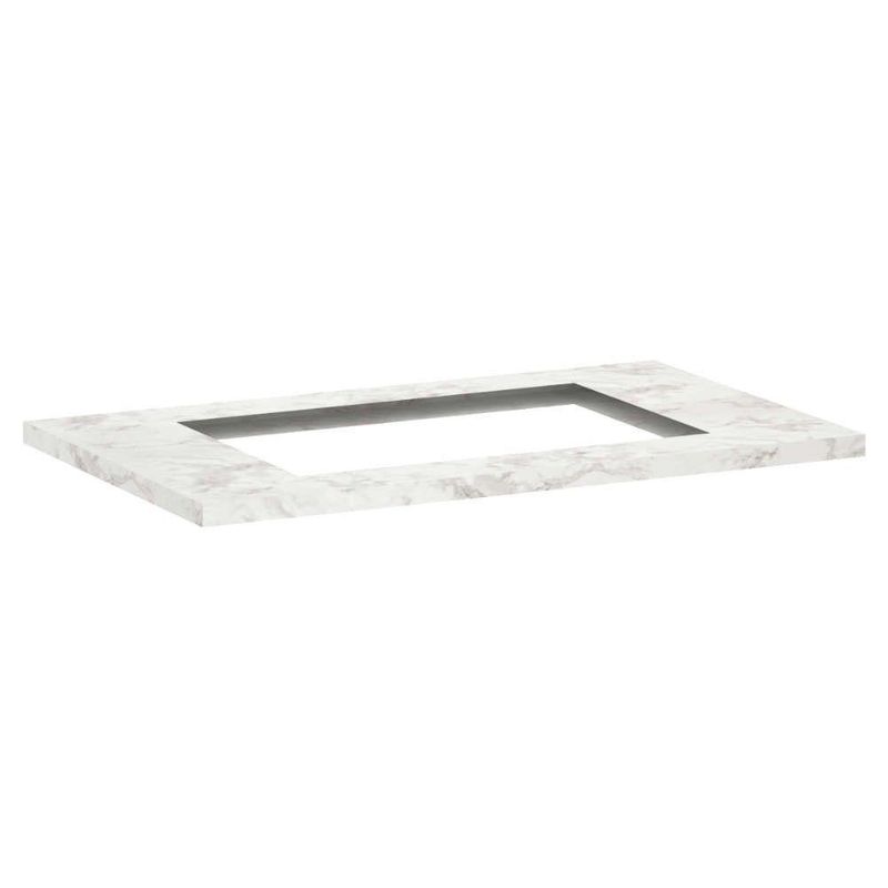 Tampo 80Cm C/ Furo Para Cooktop 4 Bocas 50Cm X 35Cm E Pré Fu