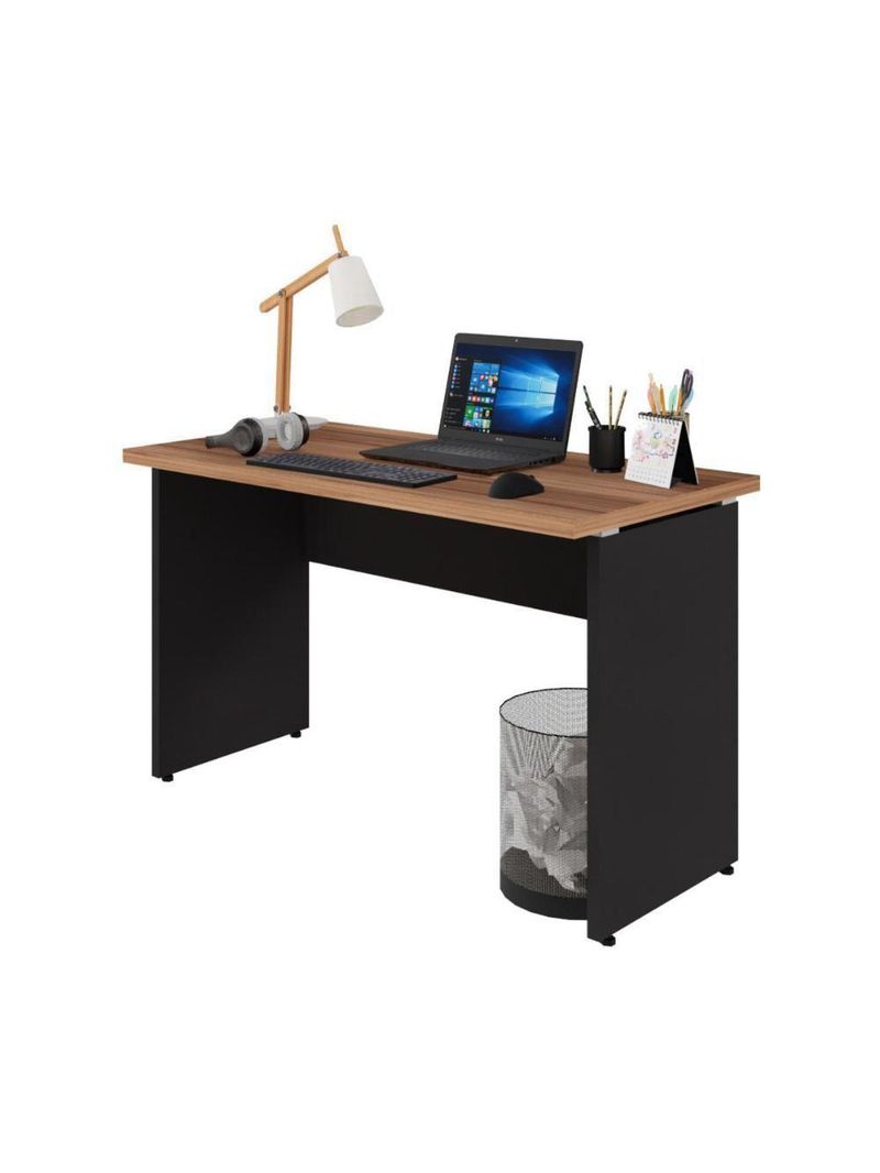 Escrivaninha Mesa De Escritório 120cm Multimóveis Cr25312 Sevilha Preto