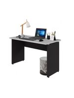 Escrivaninha Mesa De Escritório 120cm Multimóveis Cr25312 Cinza Preto