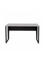 Escrivaninha Mesa De Escritório 135cm Multimóveis Cr25328 Cinza Preto