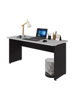 Escrivaninha Mesa De Escritório 150cm Multimóveis Cr25318 Cinza Preto
