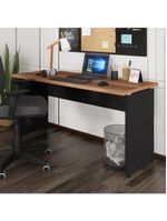 Escrivaninha Mesa De Escritório 150cm Multimóveis Cr25318 Sevilha Preto