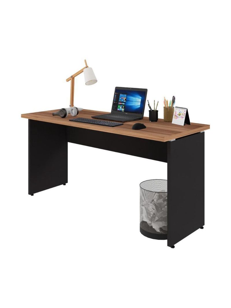 Escrivaninha Mesa De Escritório 150cm Multimóveis Cr25318 Sevilha Preto