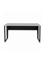 Escrivaninha Mesa De Escritório 150cm Multimóveis Cr25329 Cinza Preto