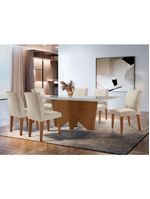 Sala De Jantar Canto Copo Com 6 Cad Grecia Rufato Velcreme