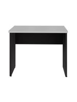 Escrivaninha Mesa Escritório 90cm Multimóveis Cr25319 Cinza Preto