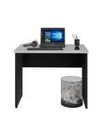 Escrivaninha Mesa Escritório 90cm Multimóveis Cr25319 Cinza Preto