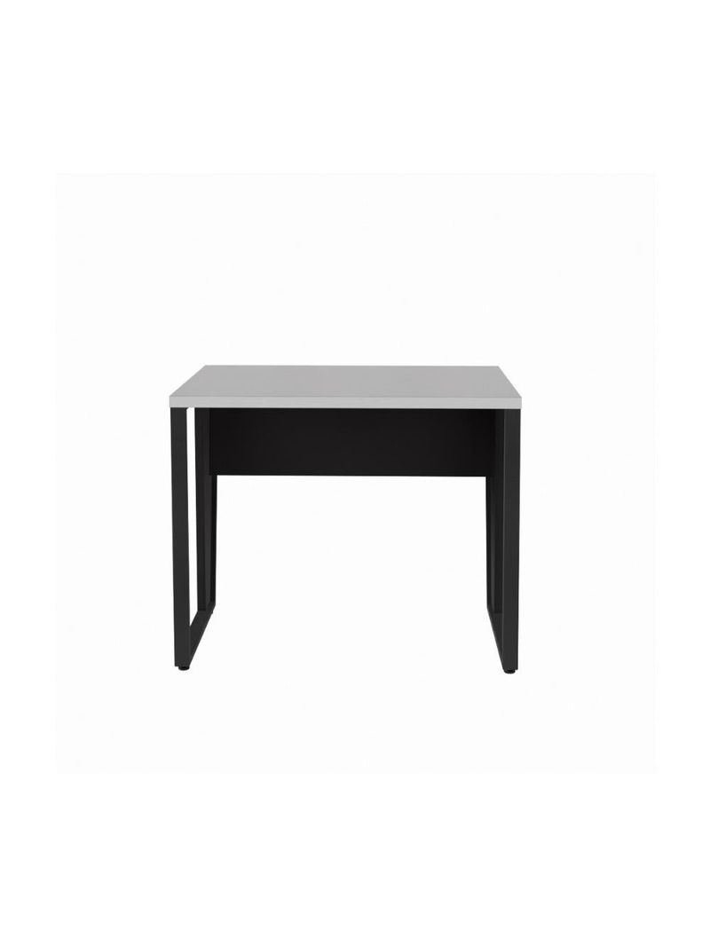 Escrivaninha Mesa Escritório 90cm Multimóveis Cr25326 Cinza Preto