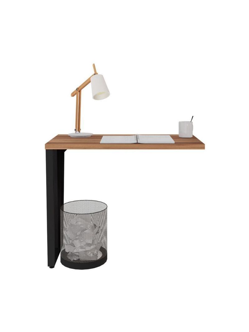 Mesa De Escritório Auxiliar 90cm Multimóveis Cr25306 Sevilha Preto