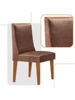 Conjunto Com 2 Cadeiras Moderna Mobília