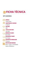 Conjunto Com 2 Cadeiras MDF Eloise Para Sala De Jantar Moderna Veludo Capuccino/Naturalle