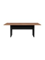 Mesa De Escritório Reunião 200cm Multimóveis Cr25332 Sevilha Preto
