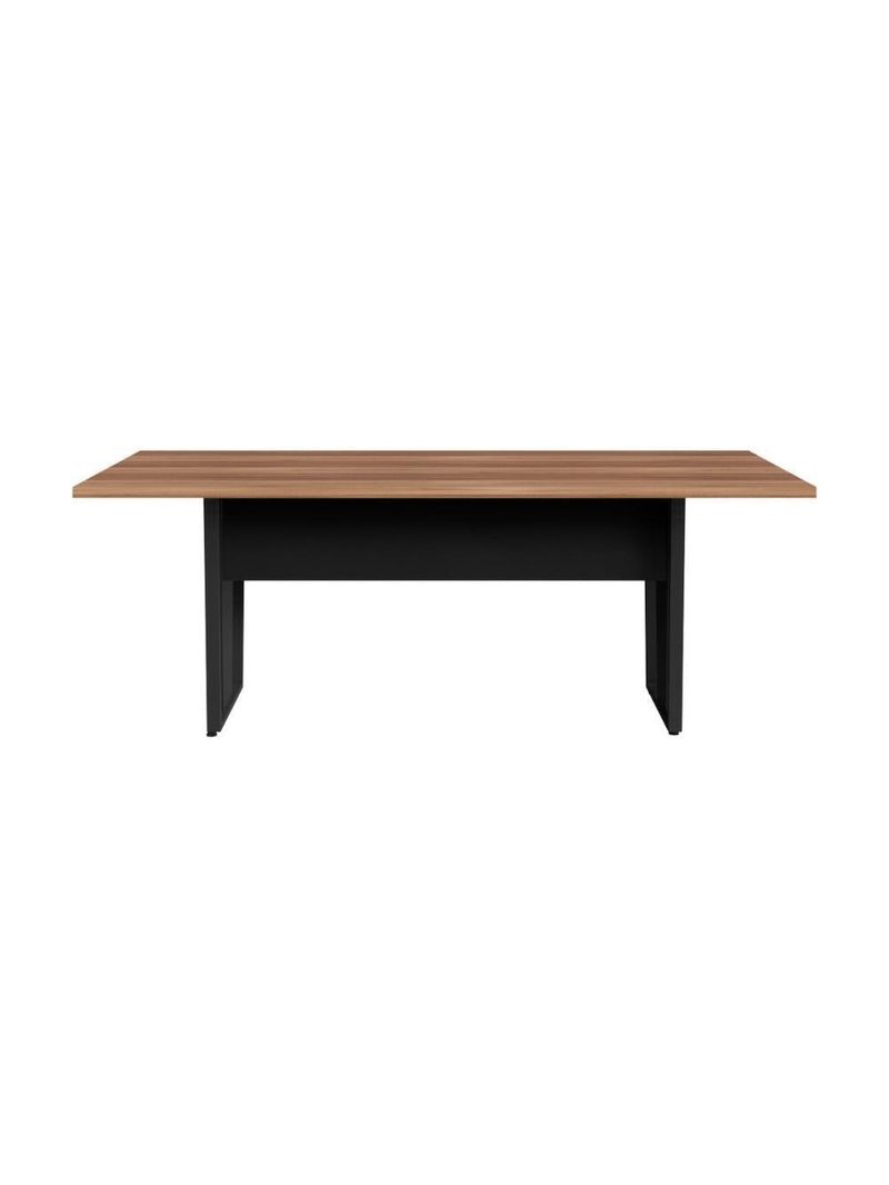 Mesa De Escritório Reunião 200cm Multimóveis Cr25332 Sevilha Preto