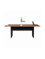 Mesa De Escritório Reunião 200cm Multimóveis Cr25332 Sevilha Preto