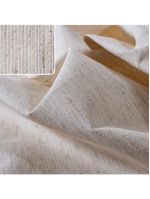 Conjunto 2 Cadeira De Jantar Noronha Premium Moderna Mobília Linho Off / Imbuia Nat