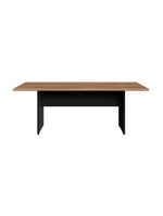 Mesa De Escritório Reunião 200cm Multimóveis Cr25333 Sevilha Preto