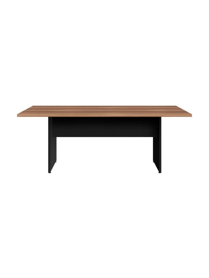Mesa De Escritório Reunião 200cm Multimóveis Cr25333 Sevilha Preto