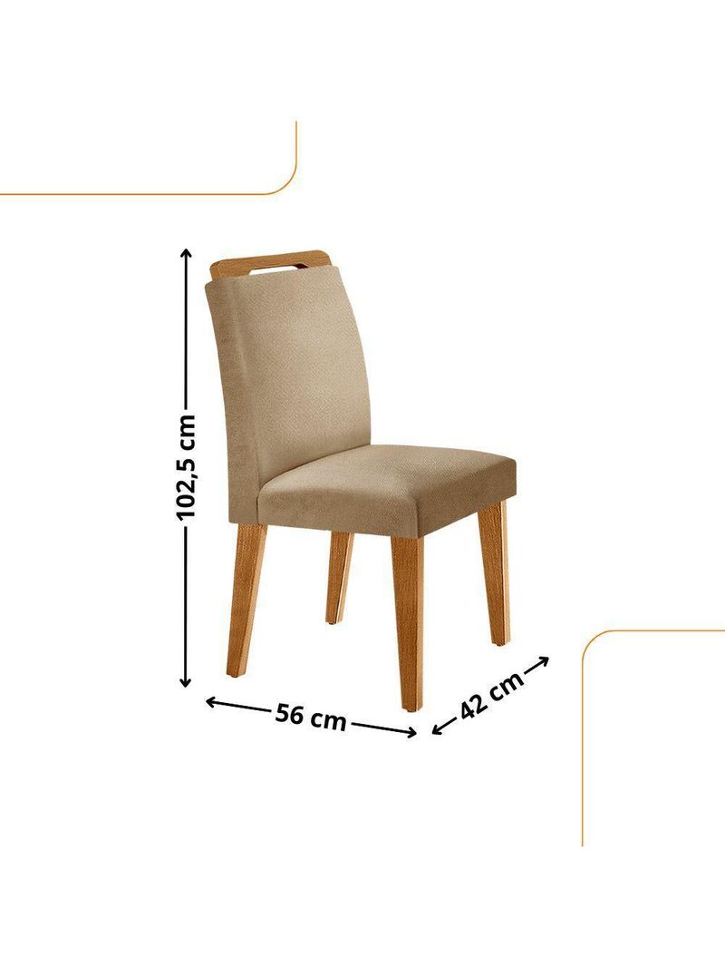 Conjunto Mesa Liz 120cm Com Vidro 4 Cadeiras Athenas Moderna Turim/grafite/imbuia/