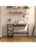 Mesa Escritório Escrivaninha Ditália Mc-190 Preto