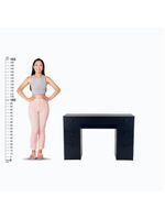 Mesa de Escritório Ditália 7 Gavetas  Cadeira Pe-100 Preto