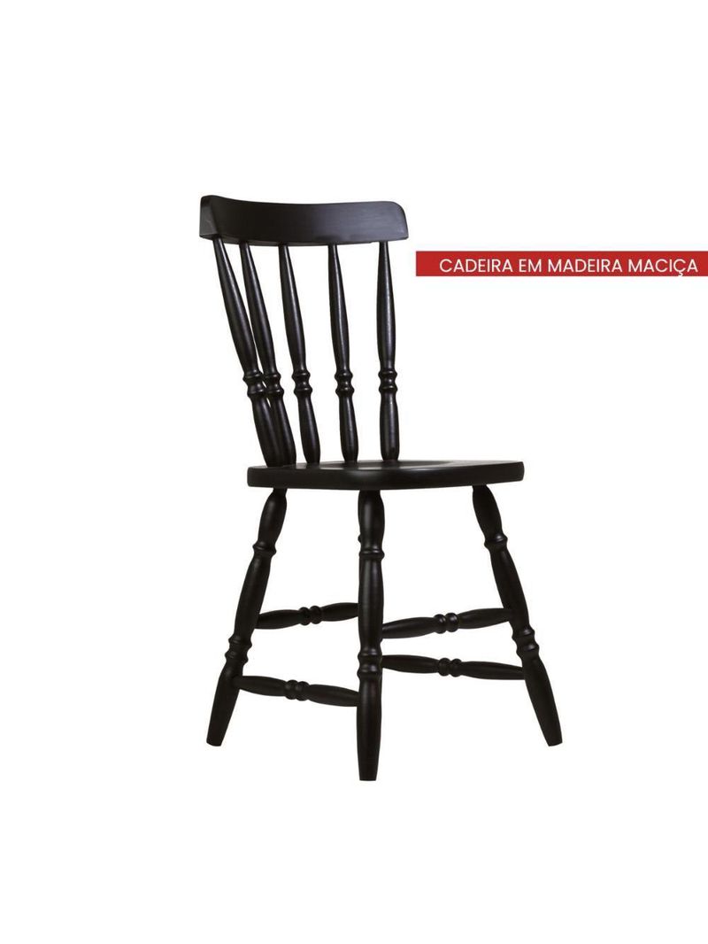 Mesa de Escritório Ditália 7 Gavetas  Cadeira Pe-100 Preto