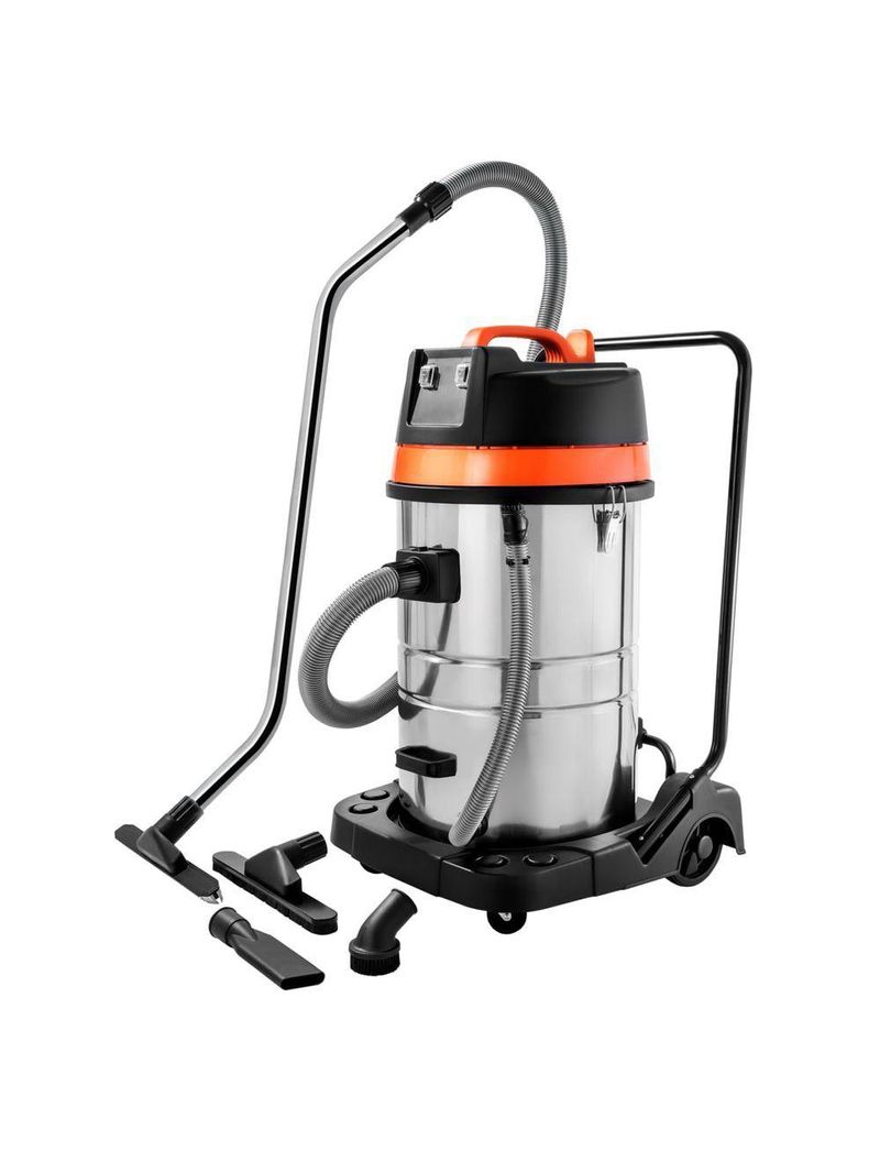 Aspirador De Pó Tramontina 80 Litros Em Aço Inox Para Sólidos E Líquidos 2400 W 220 V 44983020