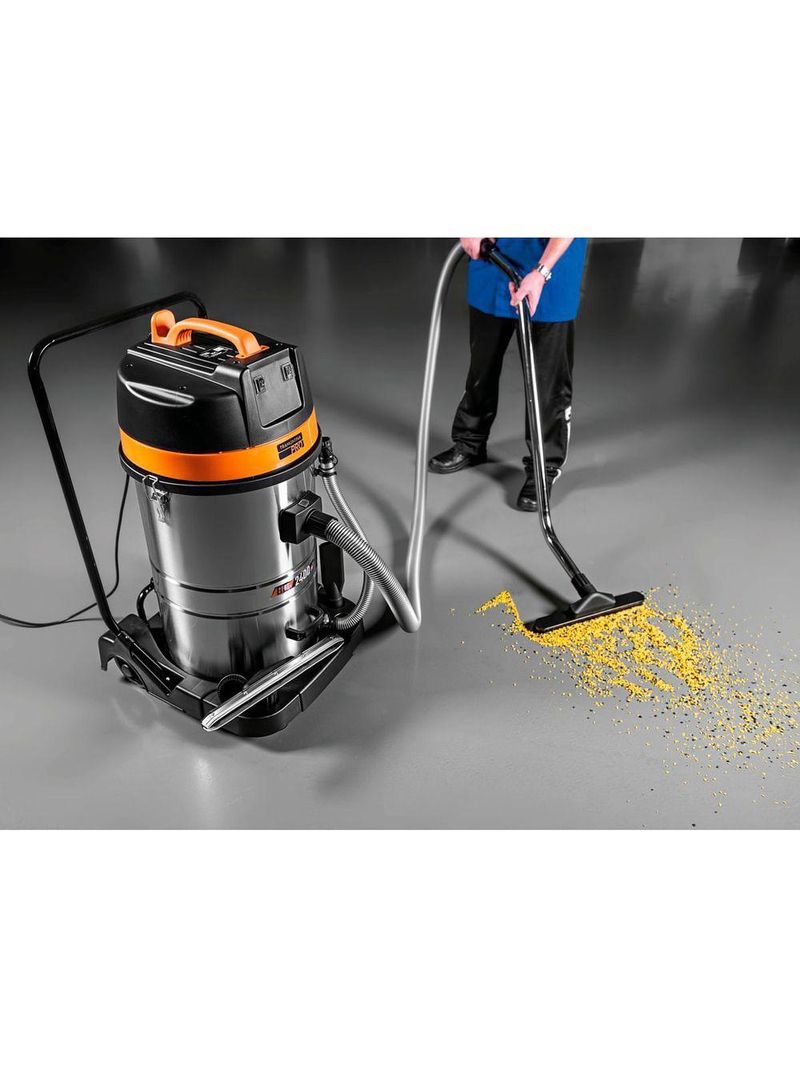 Aspirador De Pó Tramontina 80 Litros Em Aço Inox Para Sólidos E Líquidos 2400 W 220 V 44983020
