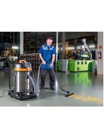 Aspirador De Pó Tramontina 80 Litros Em Aço Inox Para Sólidos E Líquidos 2400 W 220 V 44983020