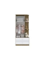 Guarda Roupa Infantil 02 Portas 02 Gavetas Amarelinha Henn