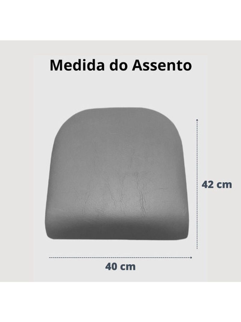 Kit 4 Cadeiras Sala Jantar Aço Tubolar Cozinha Courino Junco Cor Do Assento:preto-preto