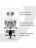 Kit 4 Cadeiras De Escritório Oficial Legacy Cinza