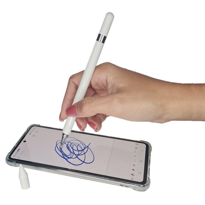 Caneta Touch Screen Multifuncional Ponta Fina E Esferografica - 2 Em 1 Touch E Esferográfica