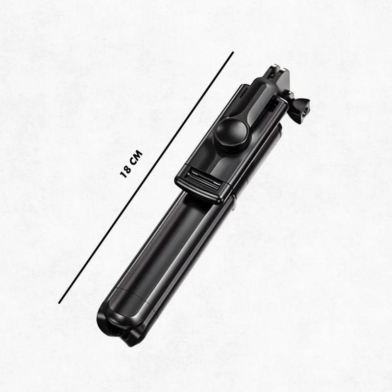 Bastão De Selfie Com Tripé Para Celular Com Controle Tripé Selfie Stick 360° Com Controle Bluetooth