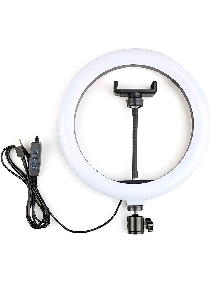 Ring Light Aro 10 Polegadas Com Suporte Led Luz Foto Vídeo