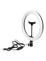 Ring Light Aro 10 Polegadas Com Suporte Led Luz Foto Vídeo