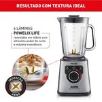 Liquidificador Arno LN93 Ultraforce Pro Inox Jarra de Vidro 2L 1100W 127V