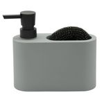 Dispenser Para Detergente Organizador De Esponja Cinza Acqua