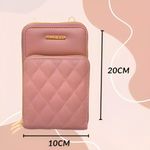Bolsa Carteira Feminina Com Alça Textura Matelassê Preto