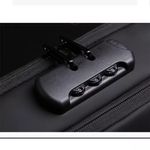 Pochet Masculina De Ombro Antifurto Com Porta Usb E Couro Pu Impermeávelpreta - Preta