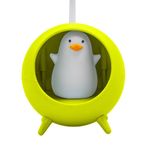 Luminaria De Mesa Decorativa Usb Portatil Articulavel Abajur P- Leitura Estudo Patinho Verde