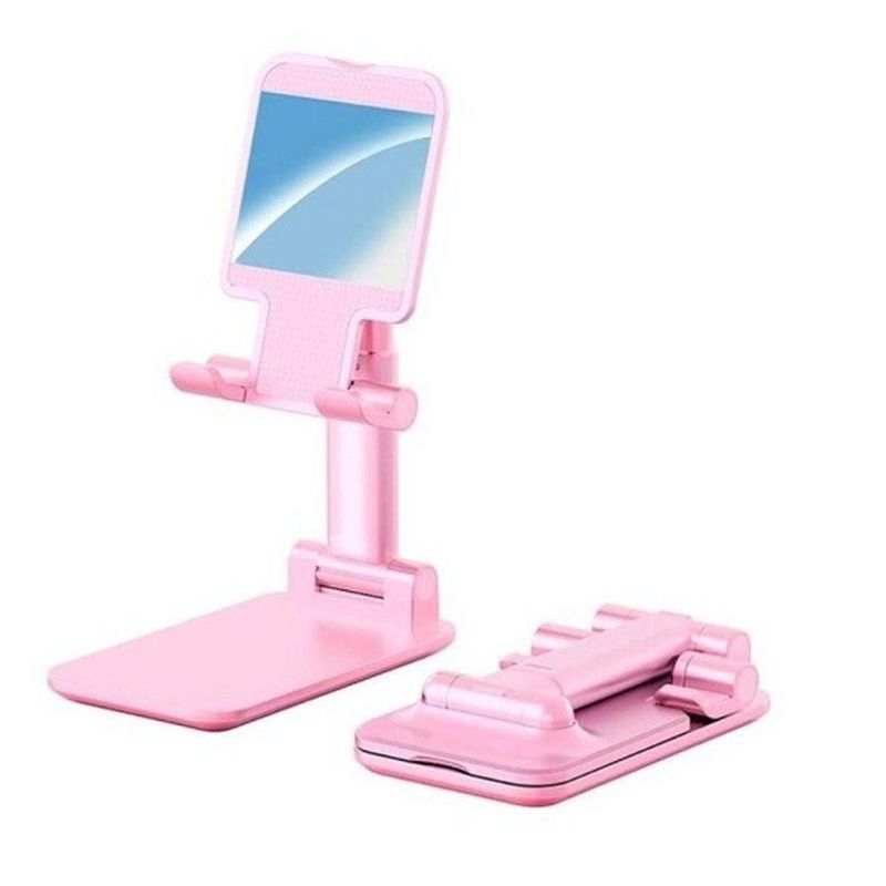 Suporte Retratil Ajustavel Para Celular Tablet Ipad Cores:rosa