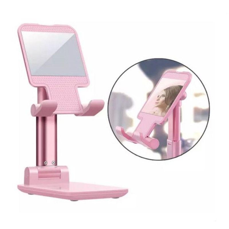 Suporte Retratil Ajustavel Para Celular Tablet Ipad Cores:rosa