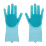 Luva Esponja Multiuso Silicone Lava Louça Antibacteriana -  Substitui Esponja E Evita Germes