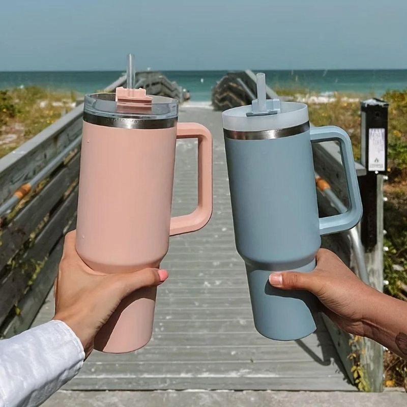 Copo Térmico 1200ml – Mantém Bebidas Quentes E Geladas Por Horas - Branco