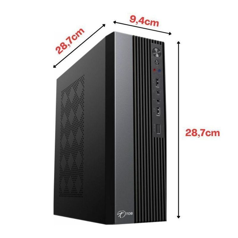 Computador Tob Slim Compacto Intel Core I7 Ssd 120gb Memória 8gb Windows 10 Trial Desktop Pc Cpu