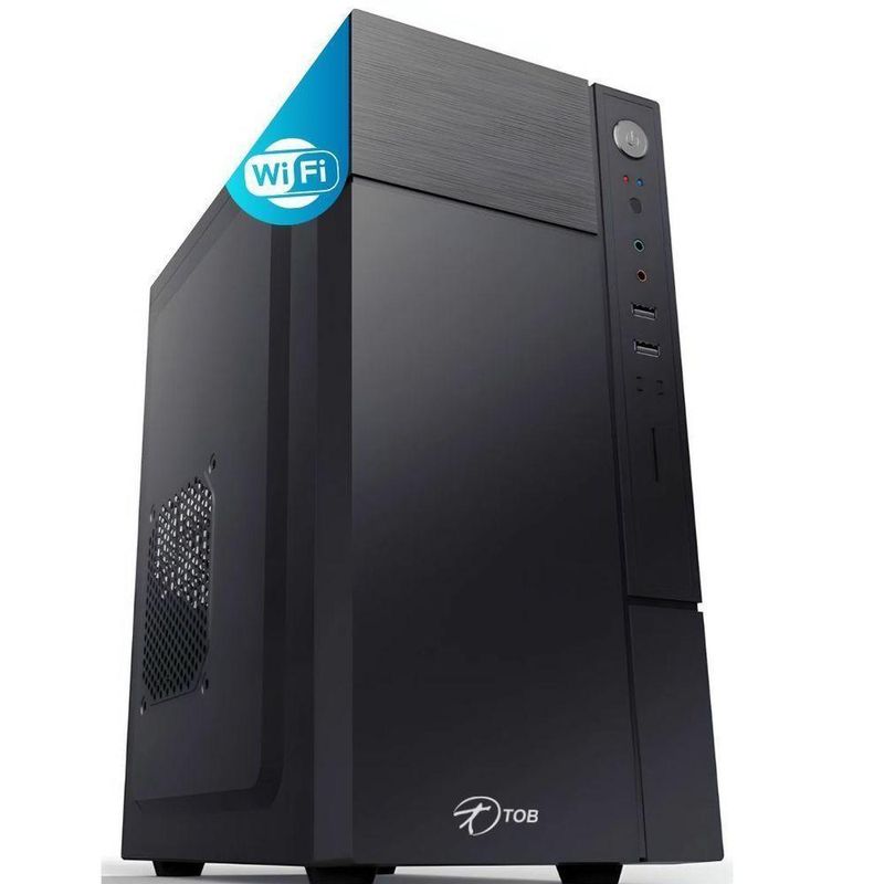 Computador Tob Intel Core I7 Com Rede Sem Fioi Ssd 120gb Memória 4gb Windows 10 Pro Trial Desktop Cpu
