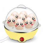 Cozedor Eletrico A Vapor Ovos Egg Cooker Amarelo - Ovos No Ponto Perfeito, De Mole A Bem Cozido