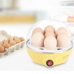 Cozedor Eletrico A Vapor Ovos Egg Cooker Amarelo - Ovos No Ponto Perfeito, De Mole A Bem Cozido